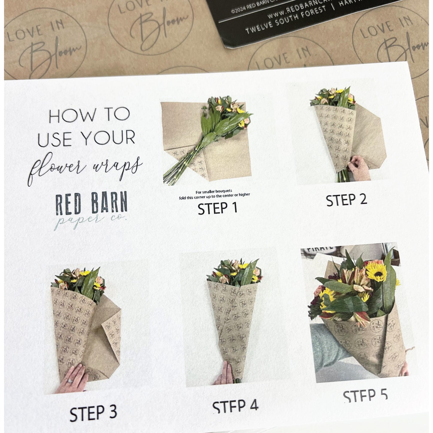Love Is In Bloom Flower Wraps