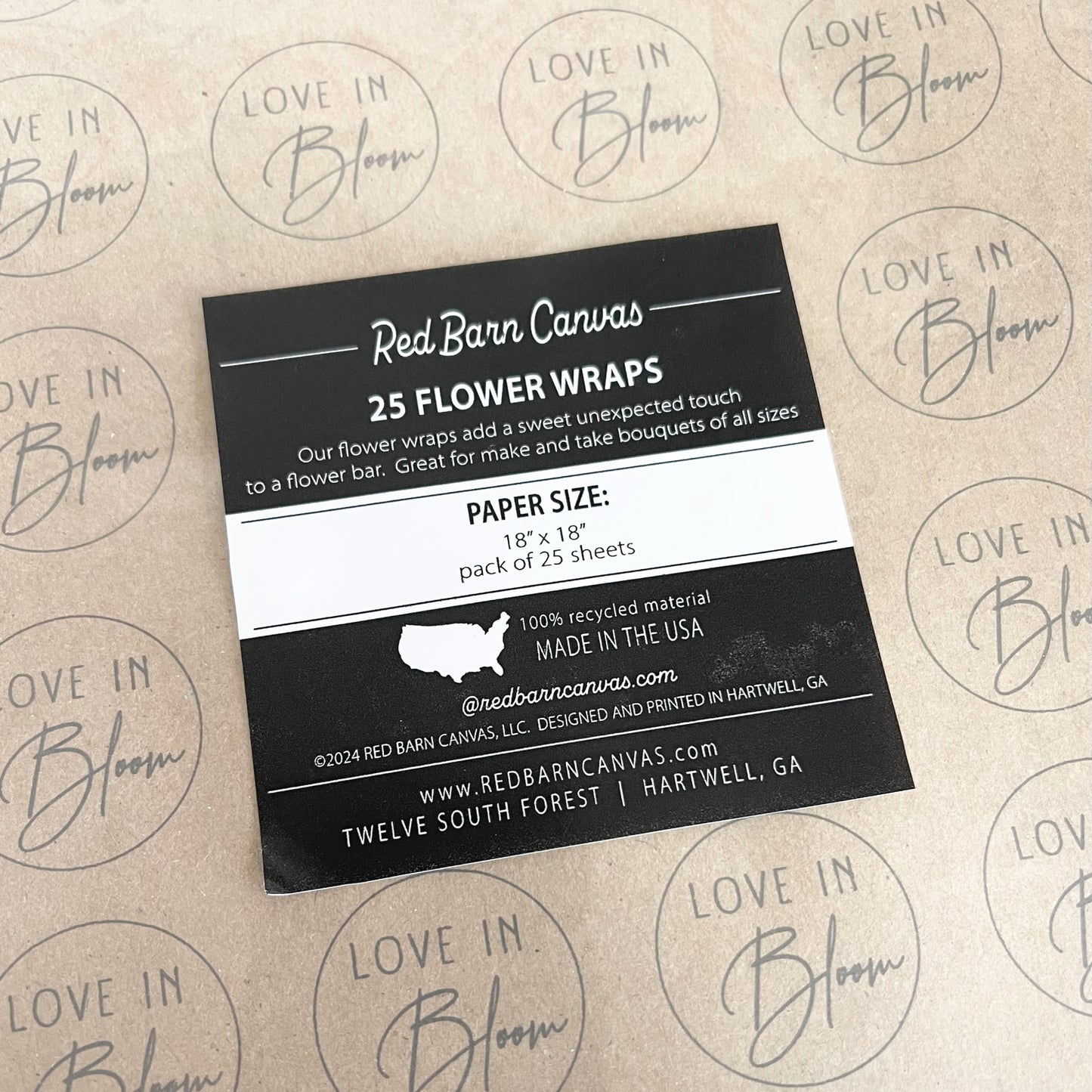 Love Is In Bloom Flower Wraps