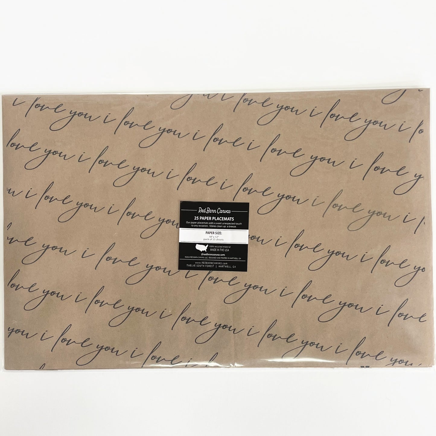 i love you | Placemats