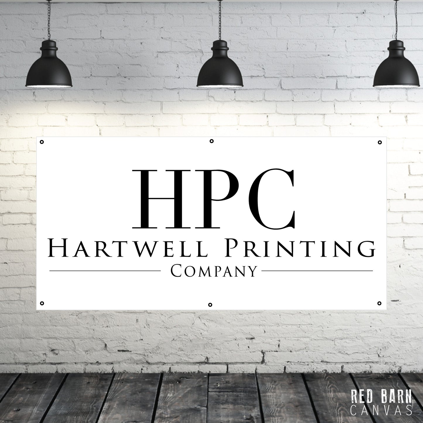Custom Canvas Banner With Your Logo