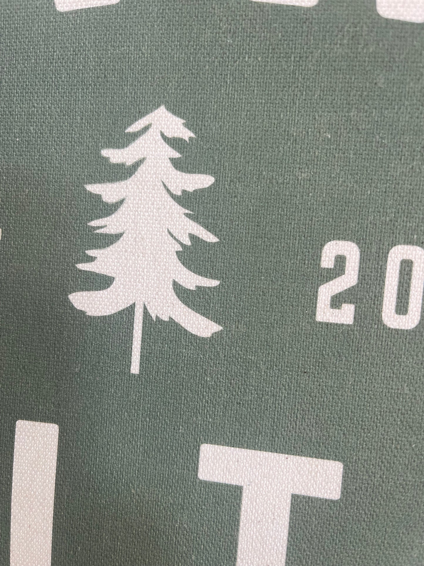Camp Life Custom Canvas Banner Flag