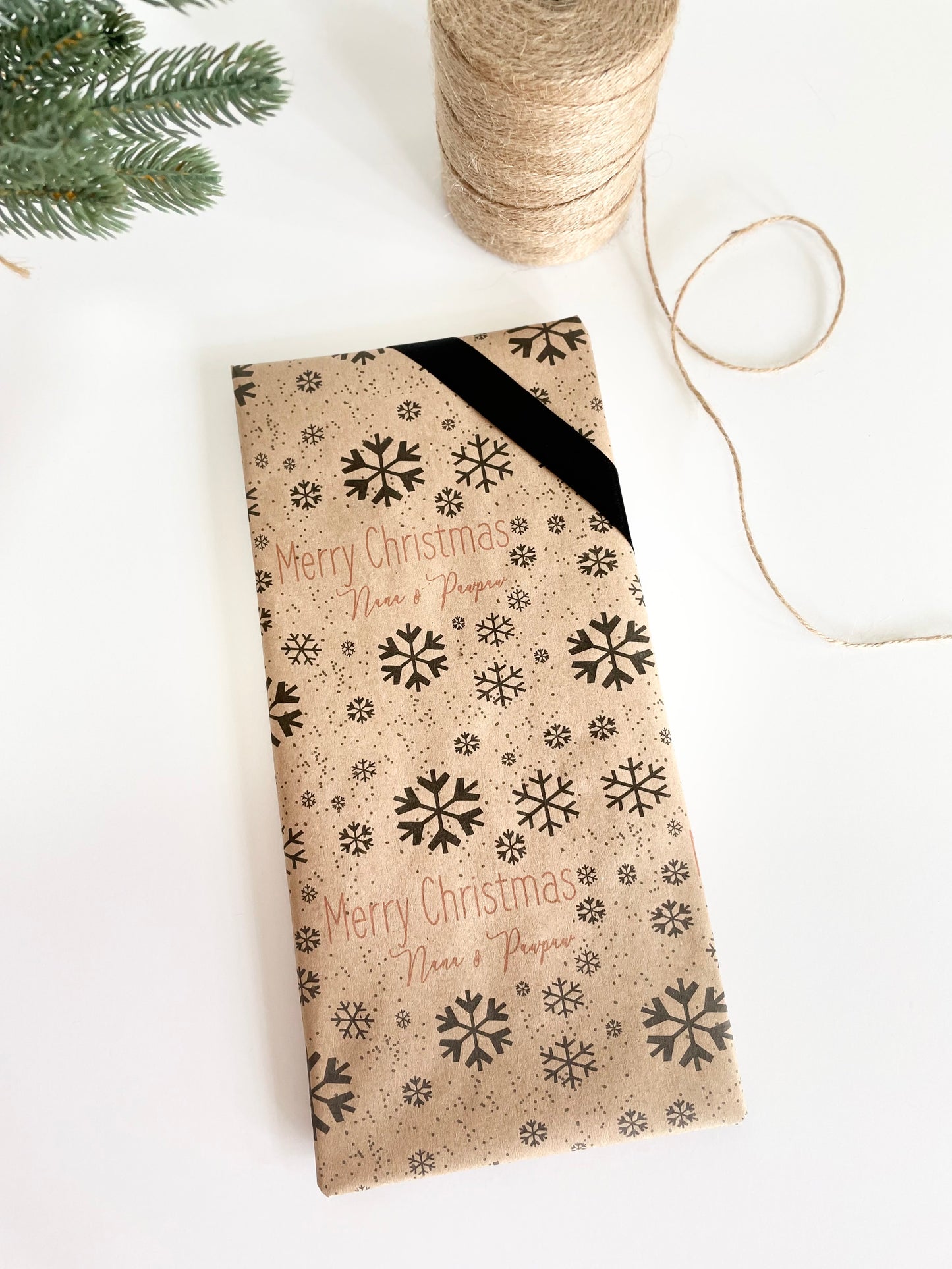 Personalized Holiday Paper | snow