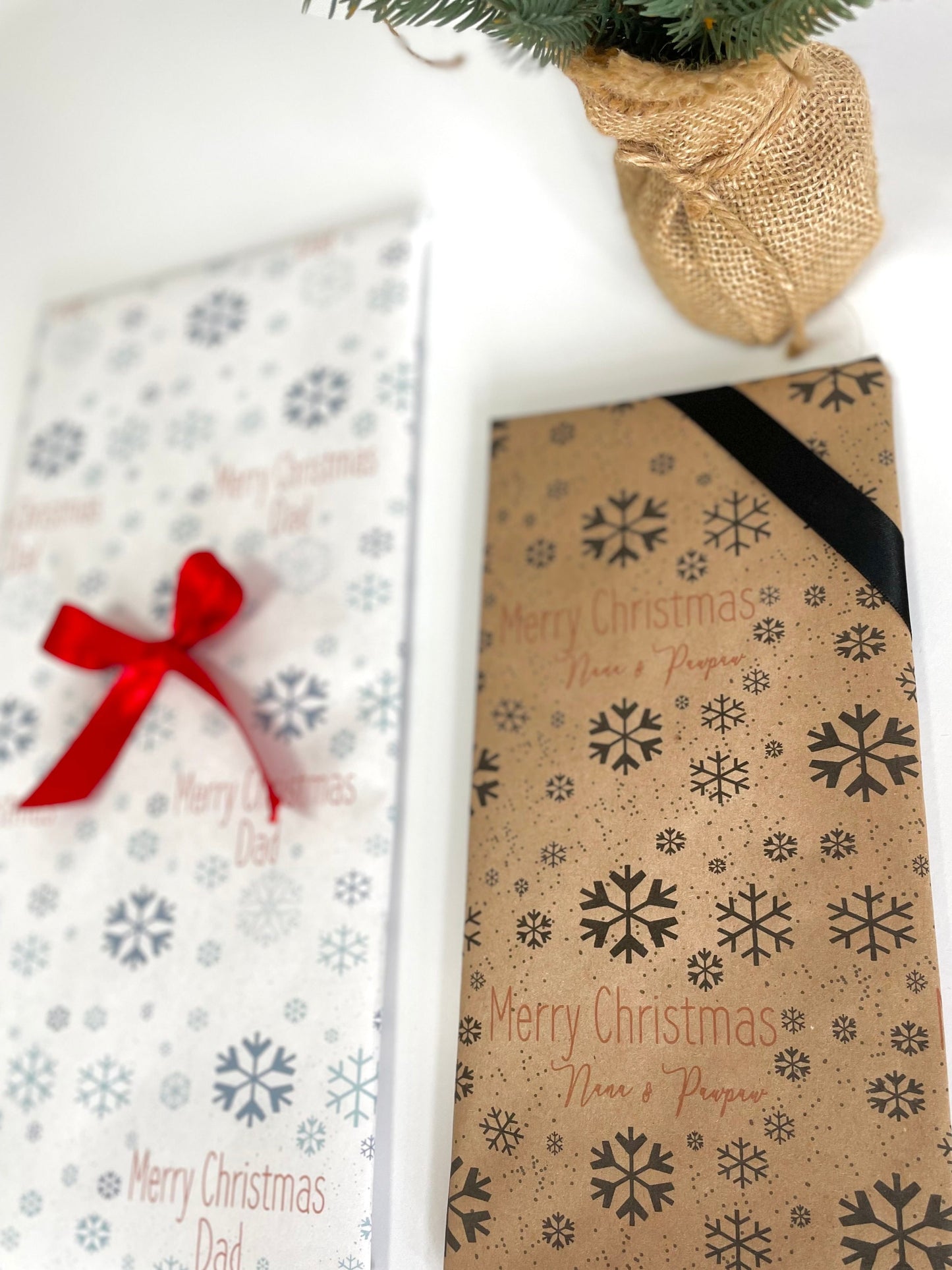 Personalized Holiday Paper | snow