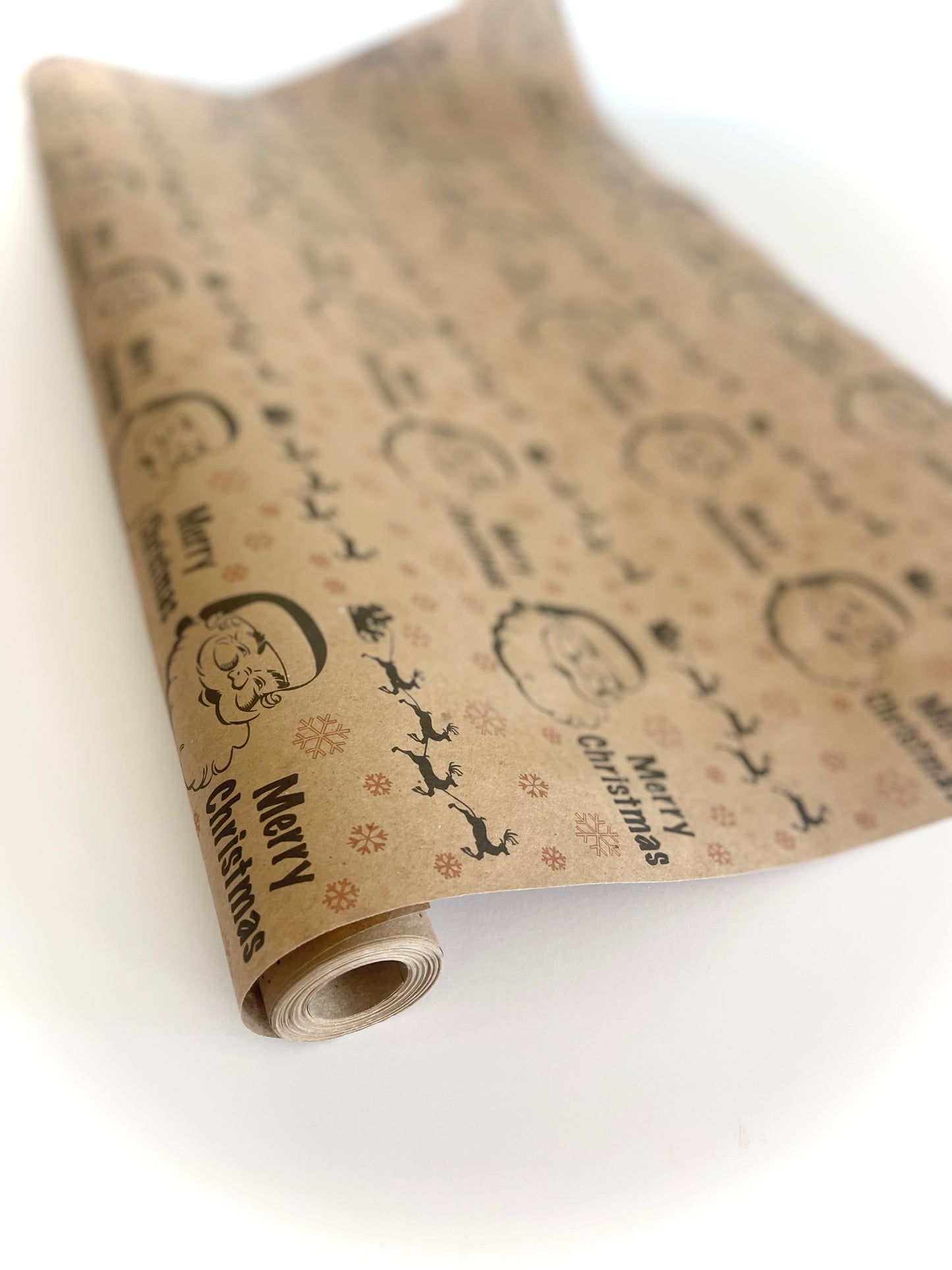 Personalized Holiday Wrapping Paper | Santa