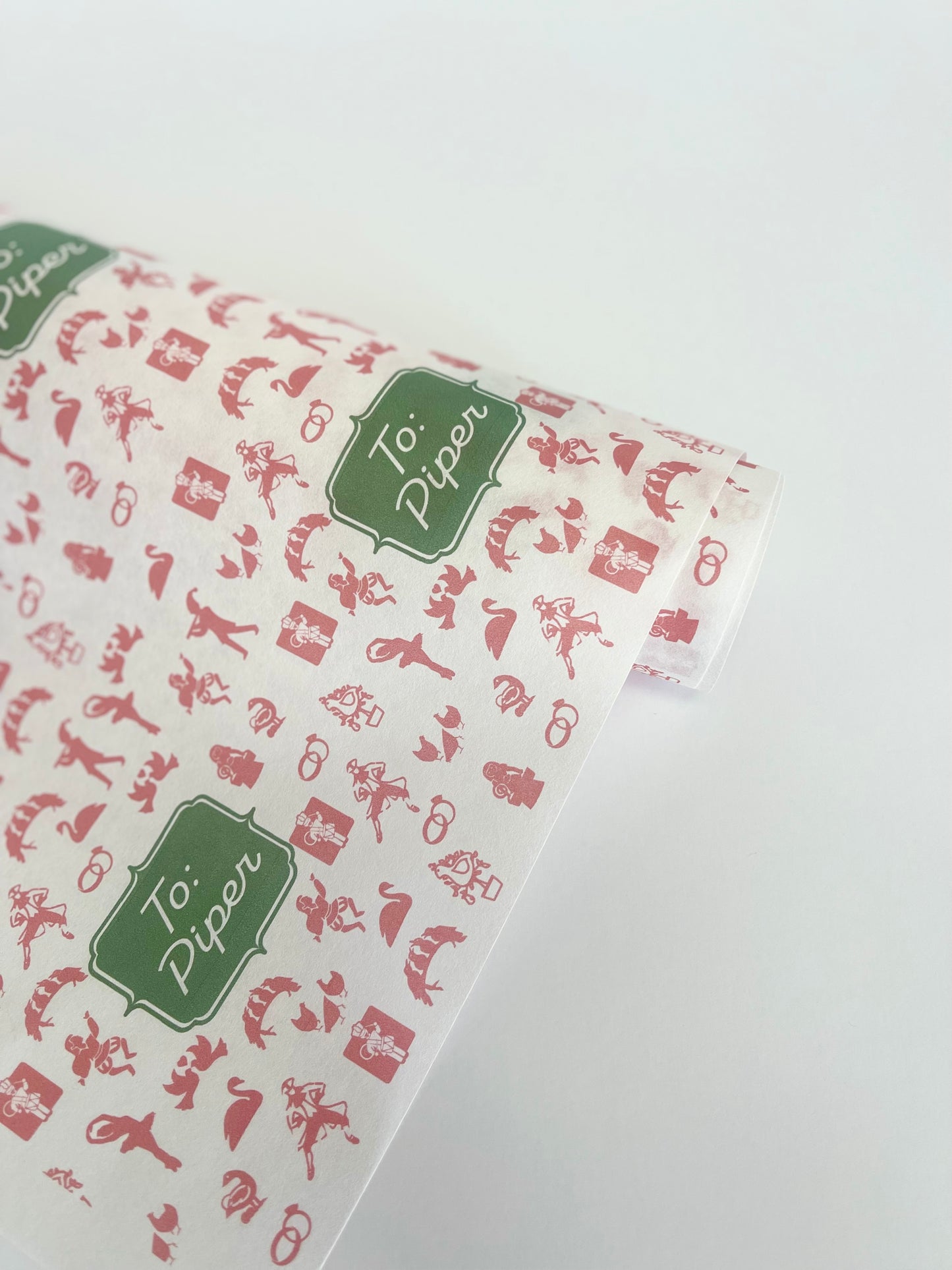 Personalized Christmas Paper | 12 Days