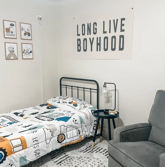 Long Live Boyhood | Natural Canvas Tapestry
