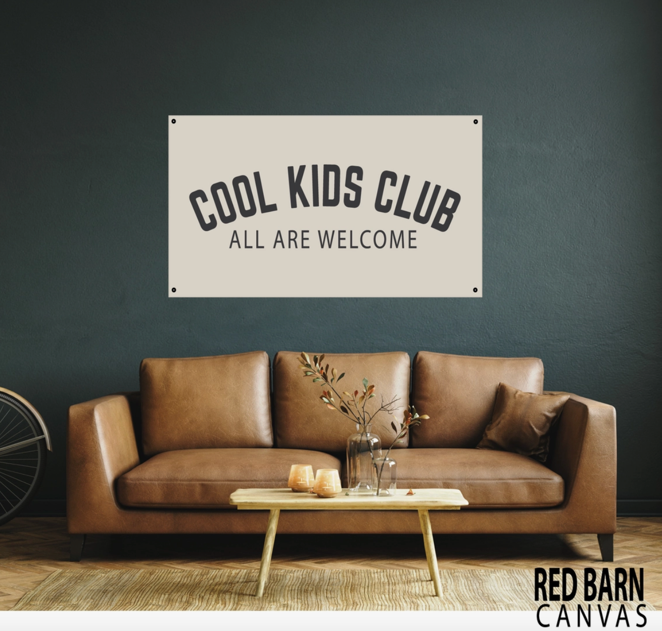 Cool Kids Club | Natural Canvas Tapestry