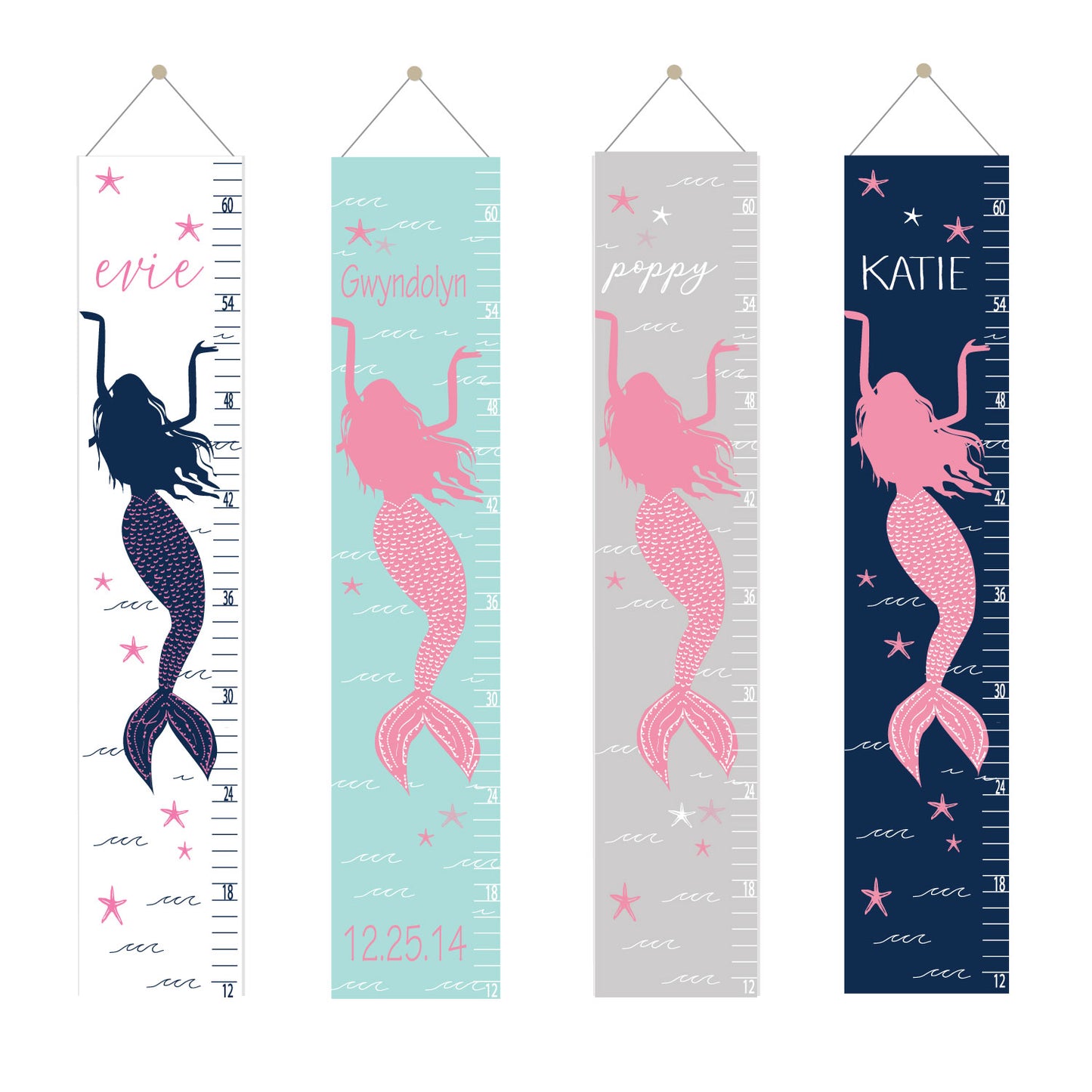 Mermaid Theme Growth Chart