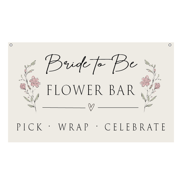 Bride To Be Canvas Banner