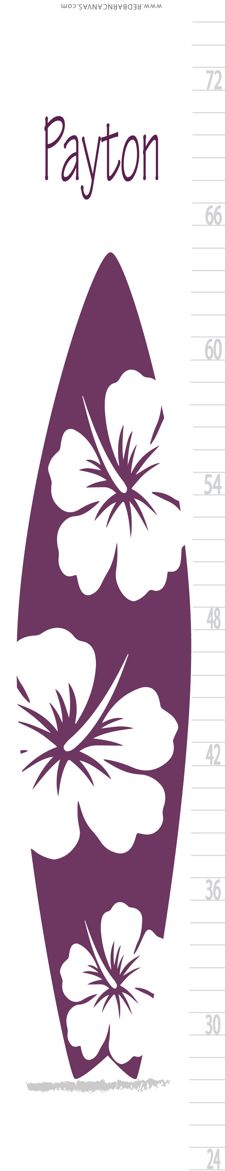 Surf Board Growth Chart