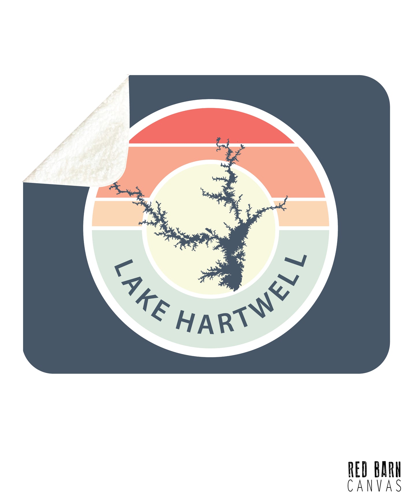 Lake Hartwell | Sherpa Soft blanket