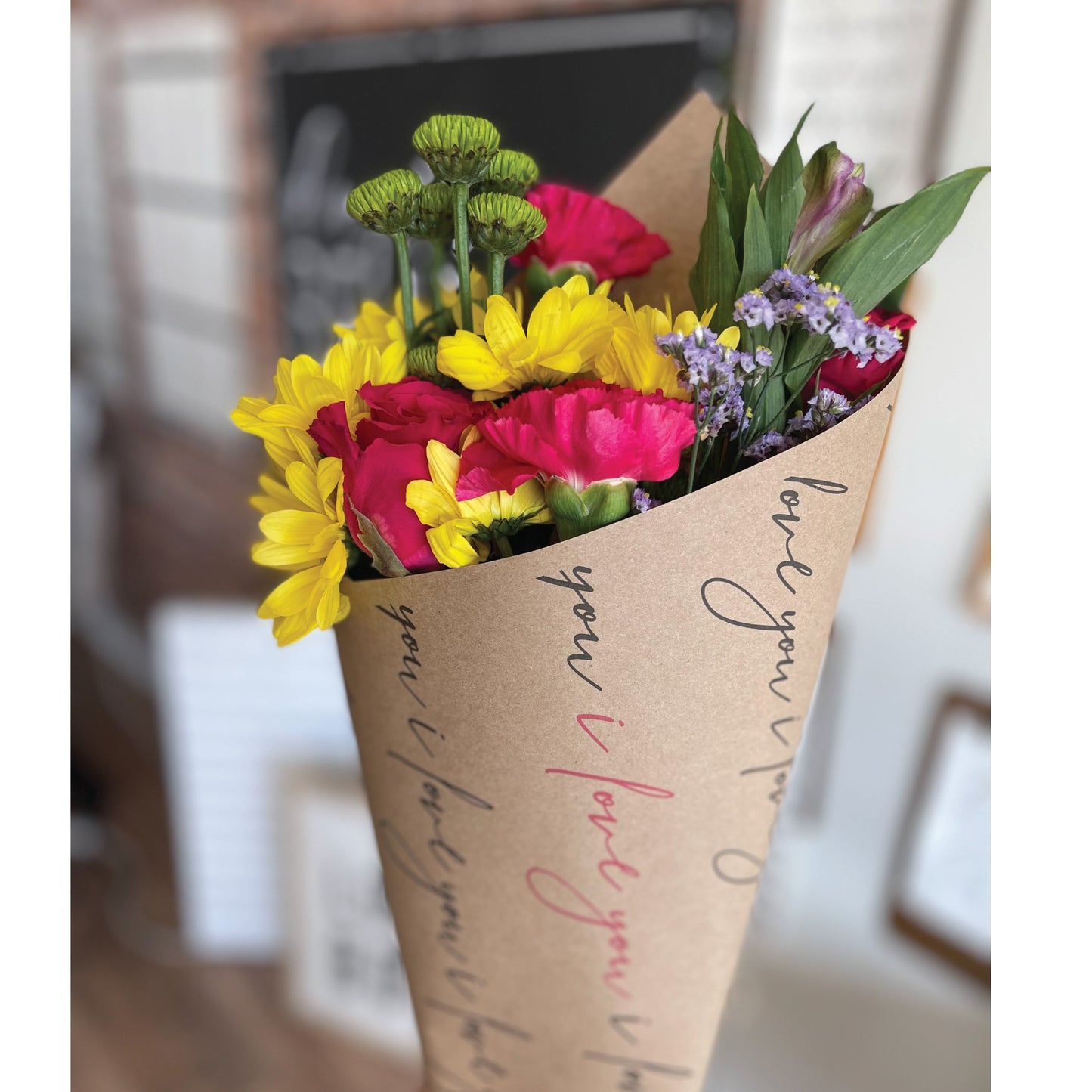 I Love You | 25 Flower Bouquet Wraps