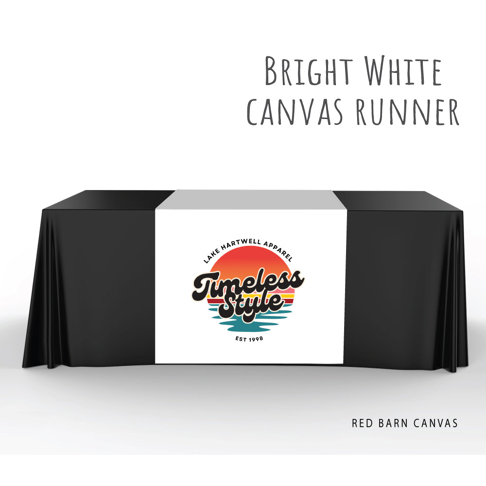 Custom Canvas Table Runners