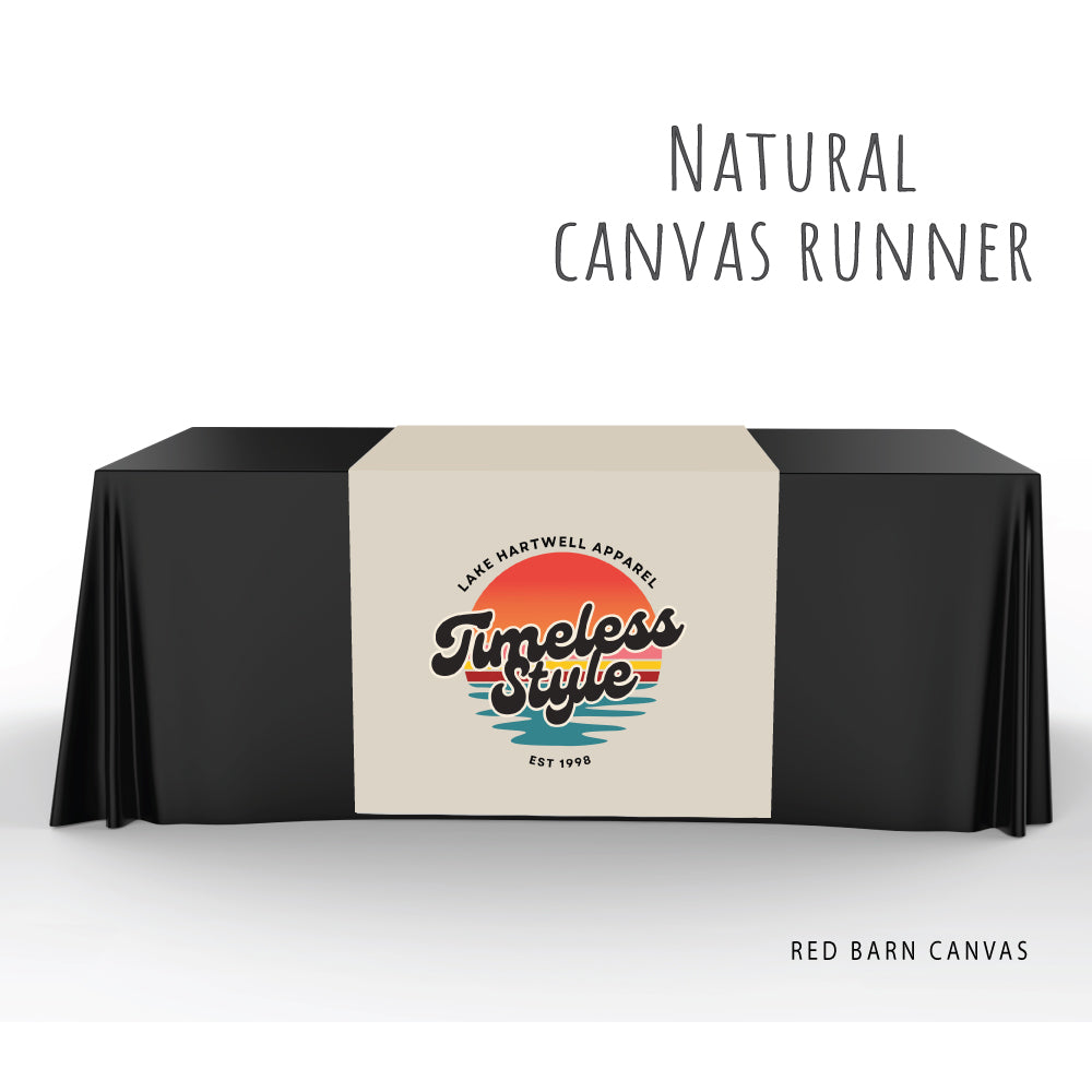 Custom Canvas Table Runners
