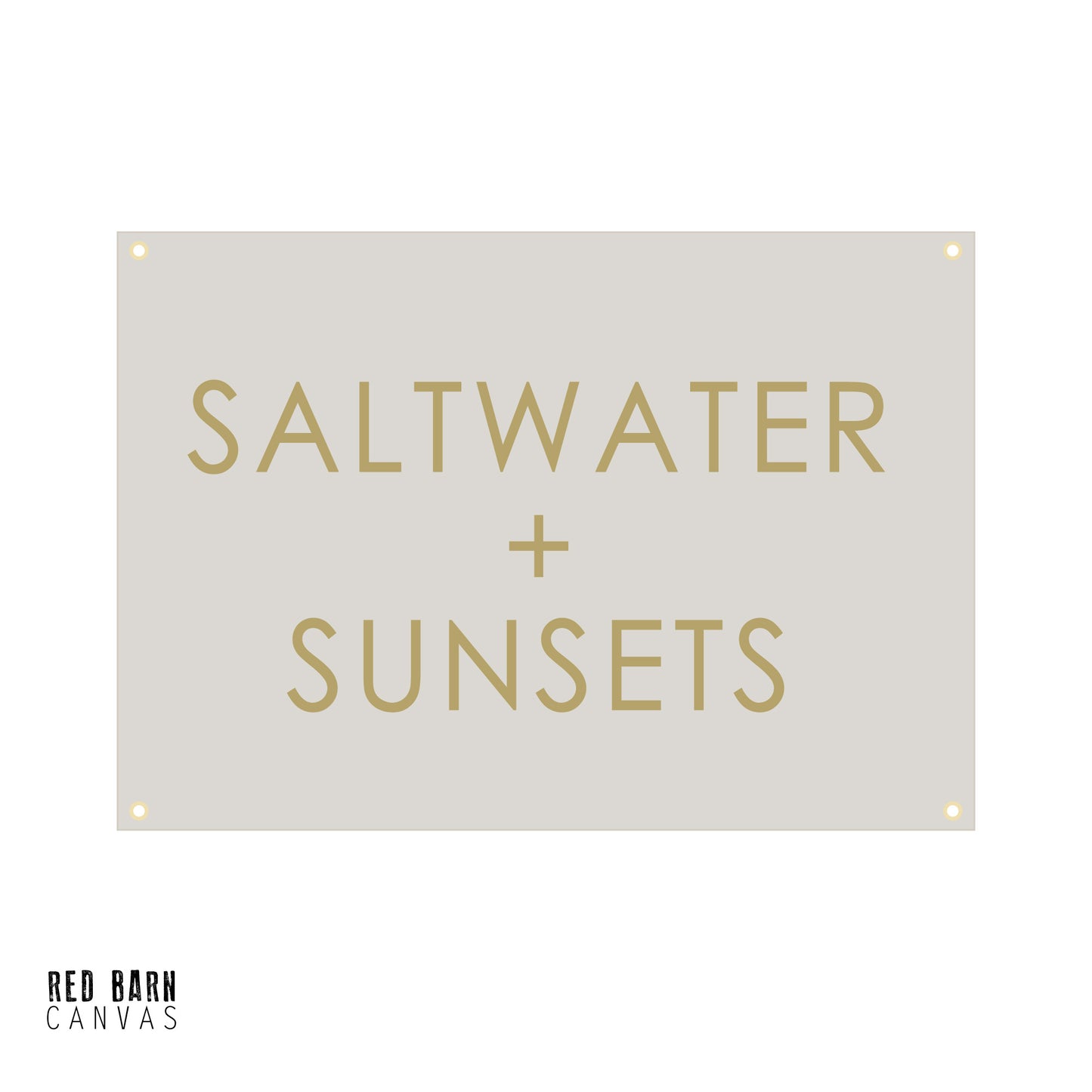 Saltwater Sunshine | Natural Canvas Tapestry