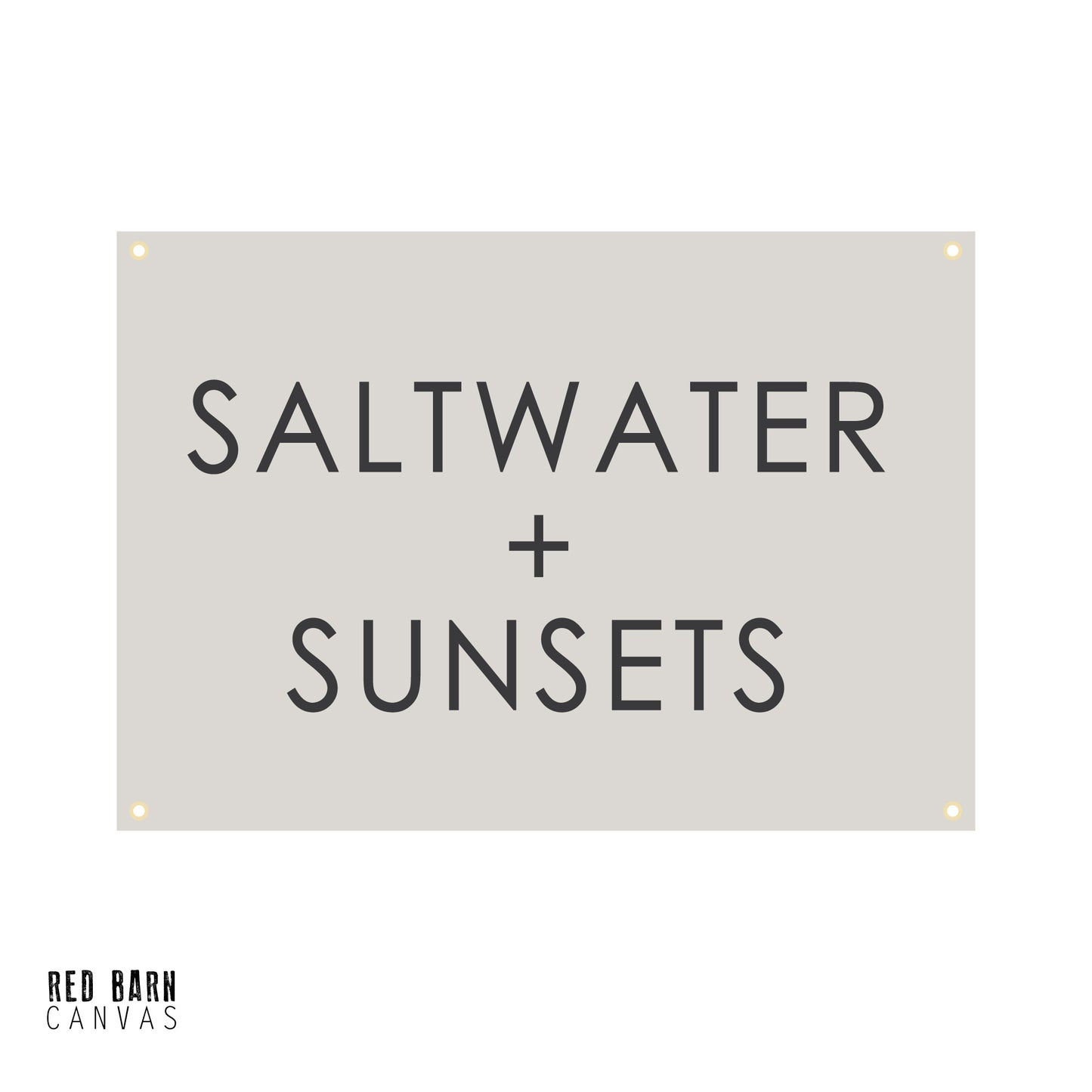 Saltwater Sunshine | Natural Canvas Tapestry