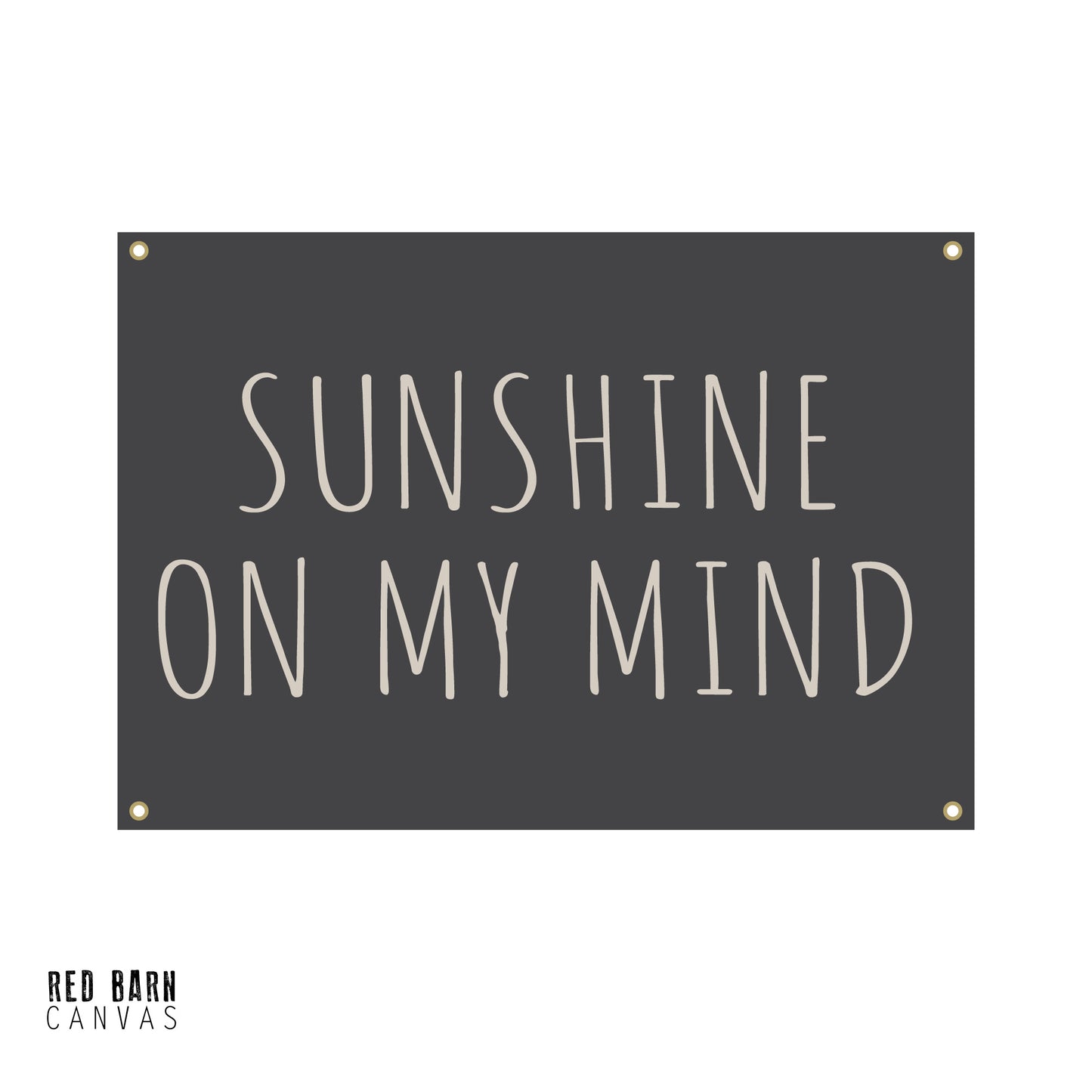 Sunshine On My Mind | Natural Canvas Tapestry