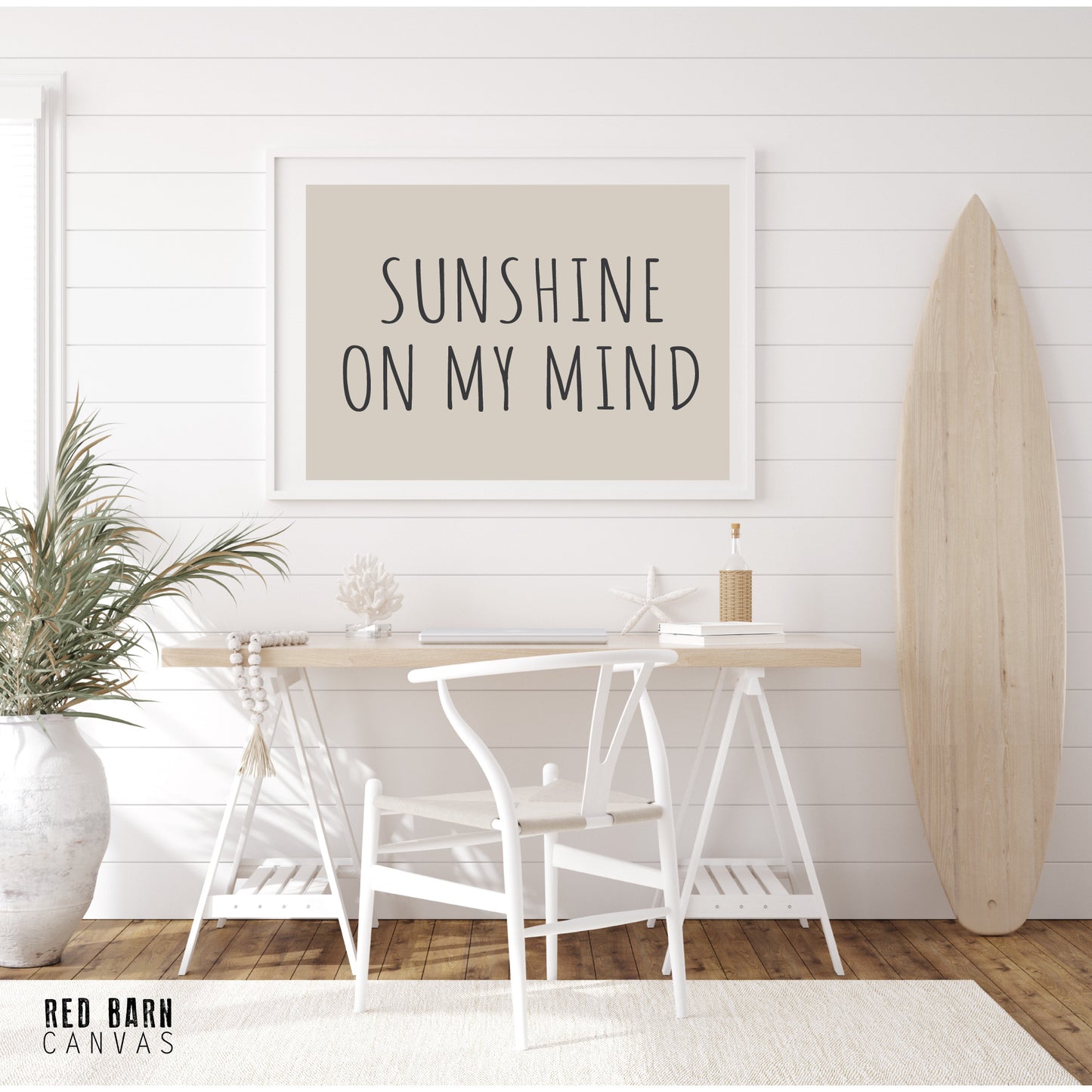 Sunshine On My Mind | Natural Canvas Tapestry