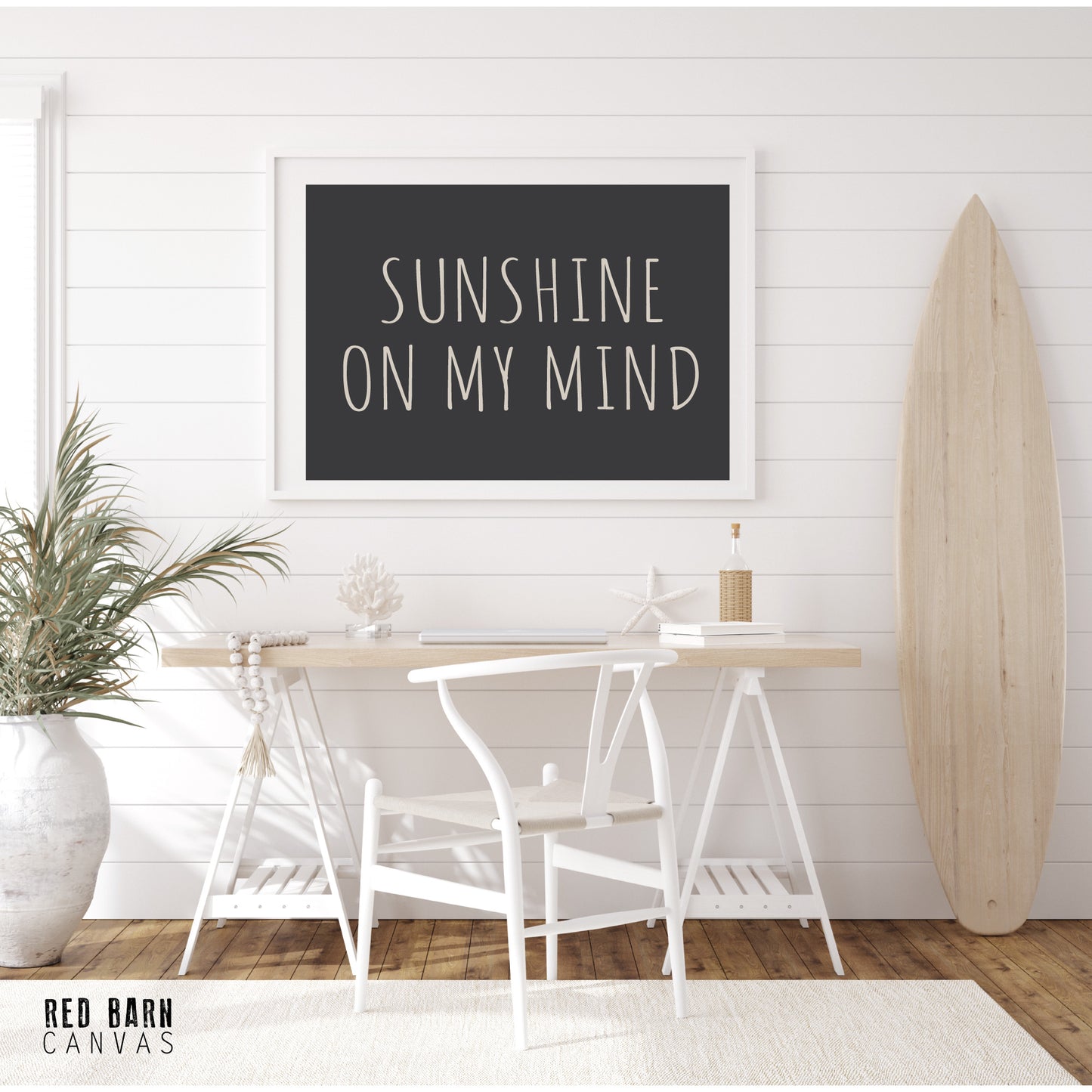 Sunshine On My Mind | Natural Canvas Tapestry