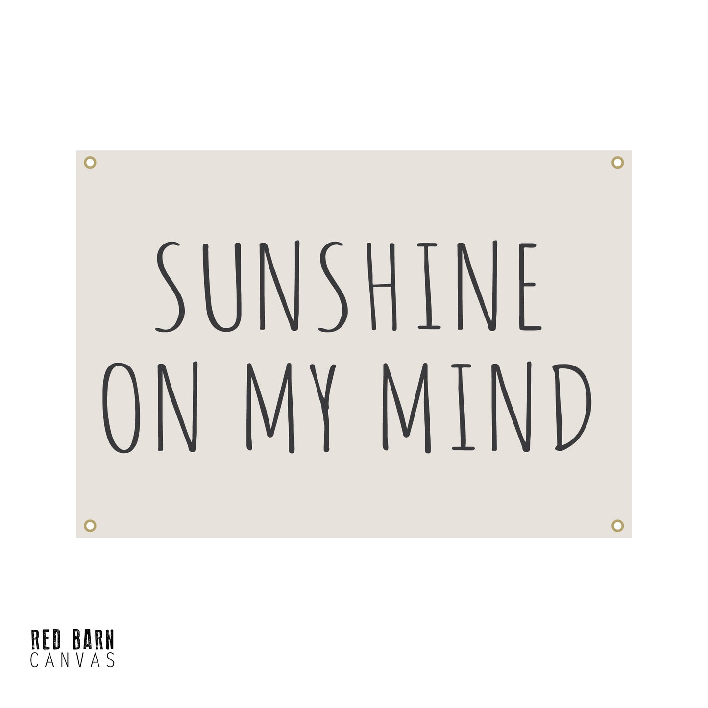 Sunshine On My Mind | Natural Canvas Tapestry