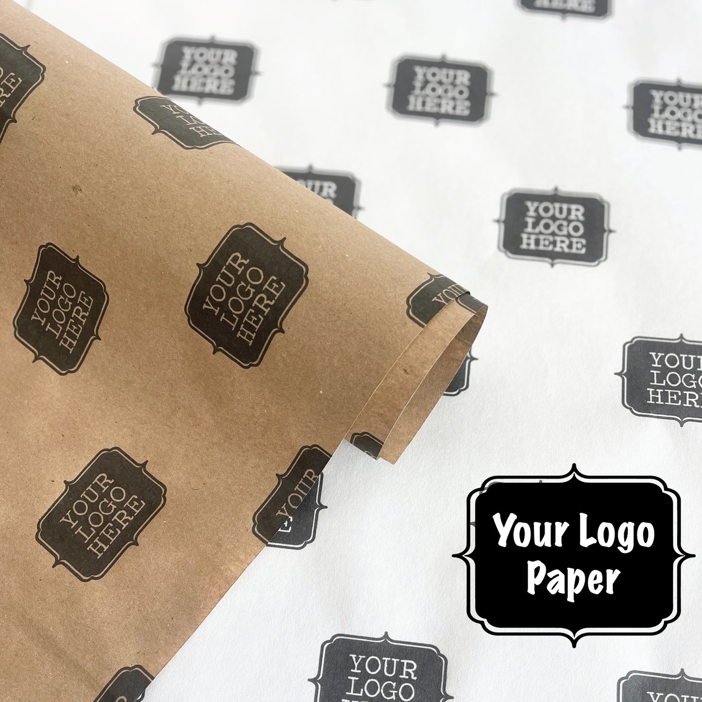 Your Logo Small Roll | Custom Gift Wrap