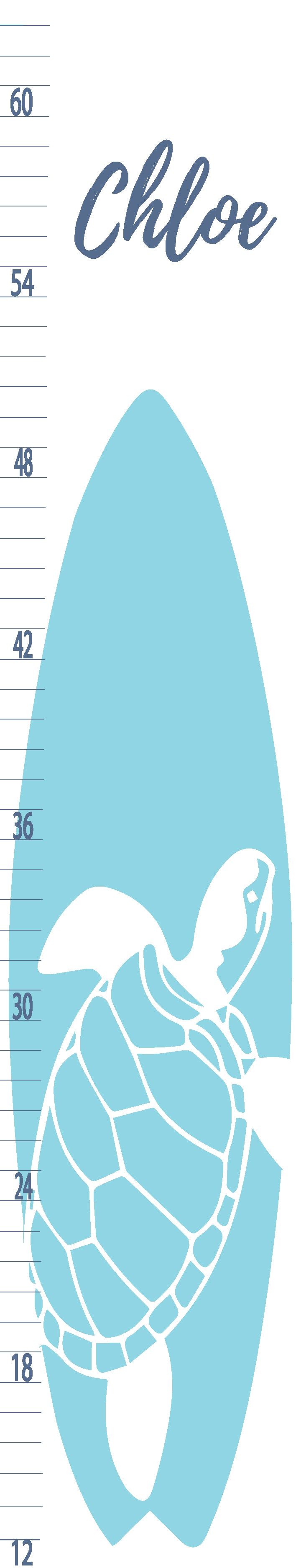 Surf Board Growth Chart