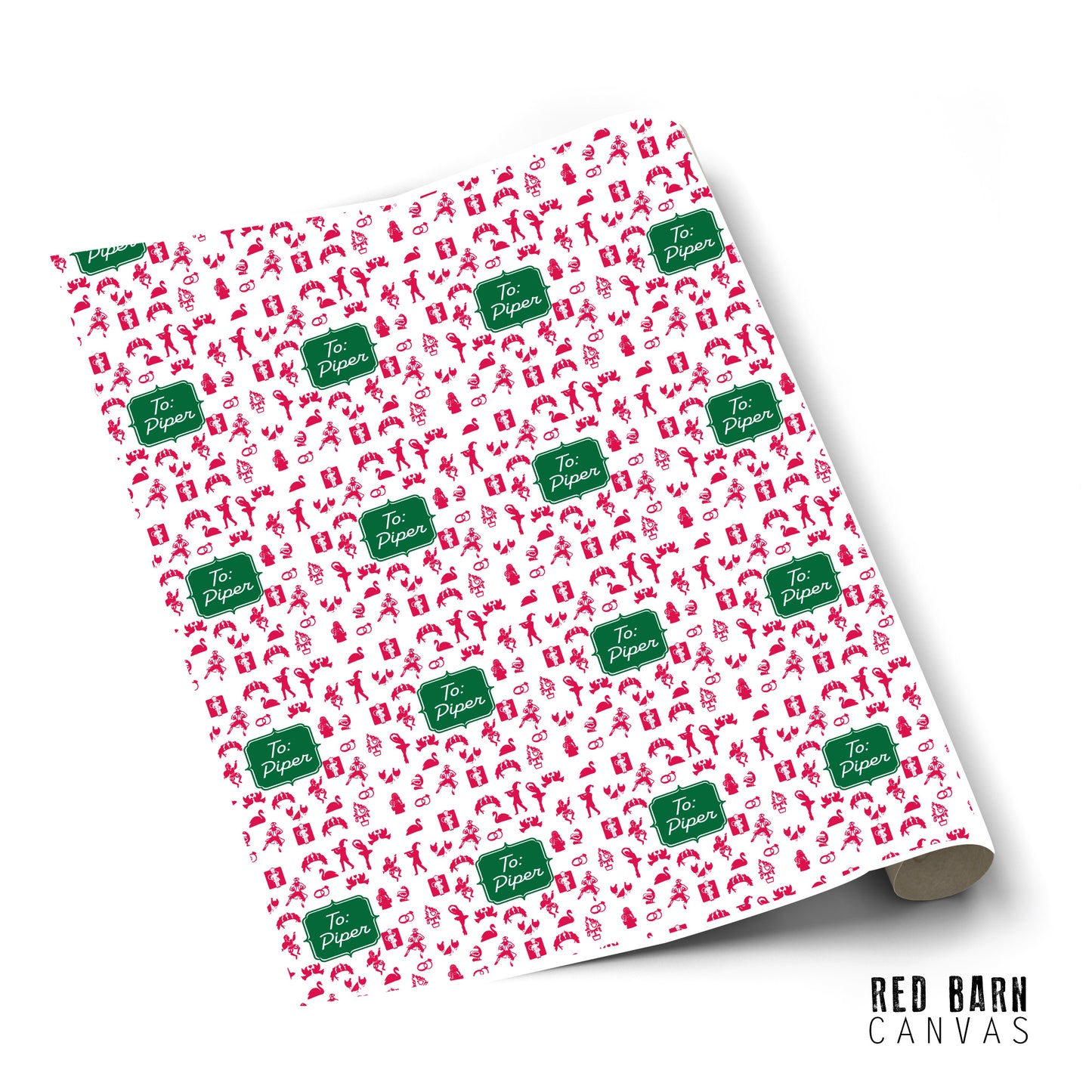 Personalized Christmas Paper | 12 Days