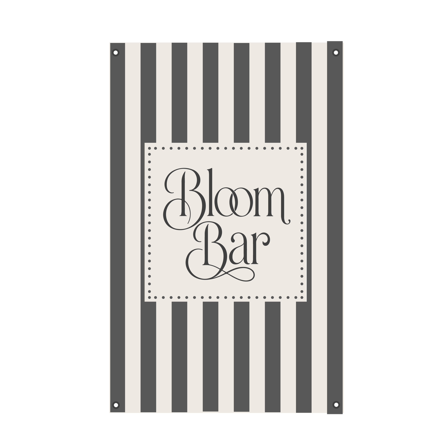 Bloom Bar Canvas Banner