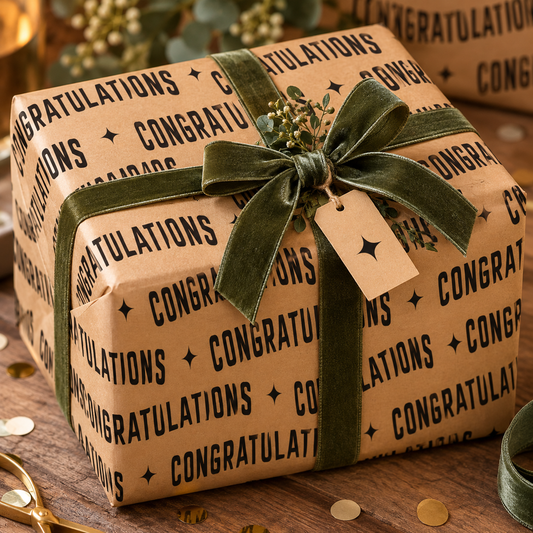 Congratulations Wrapping Paper