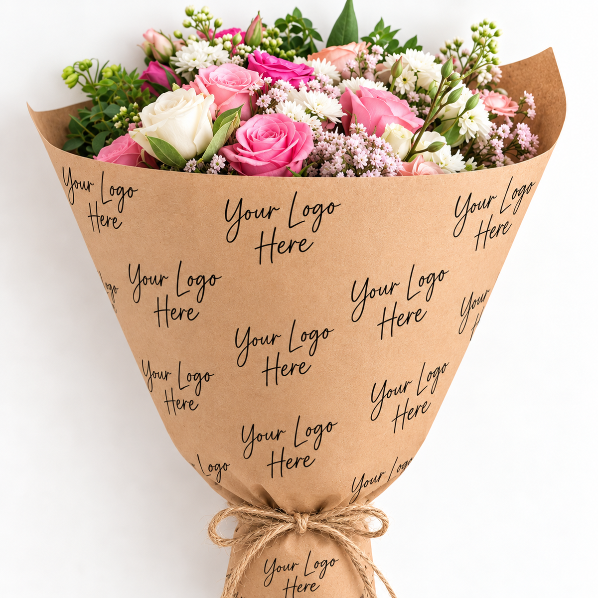 Custom Logo Flower Bar Wraps