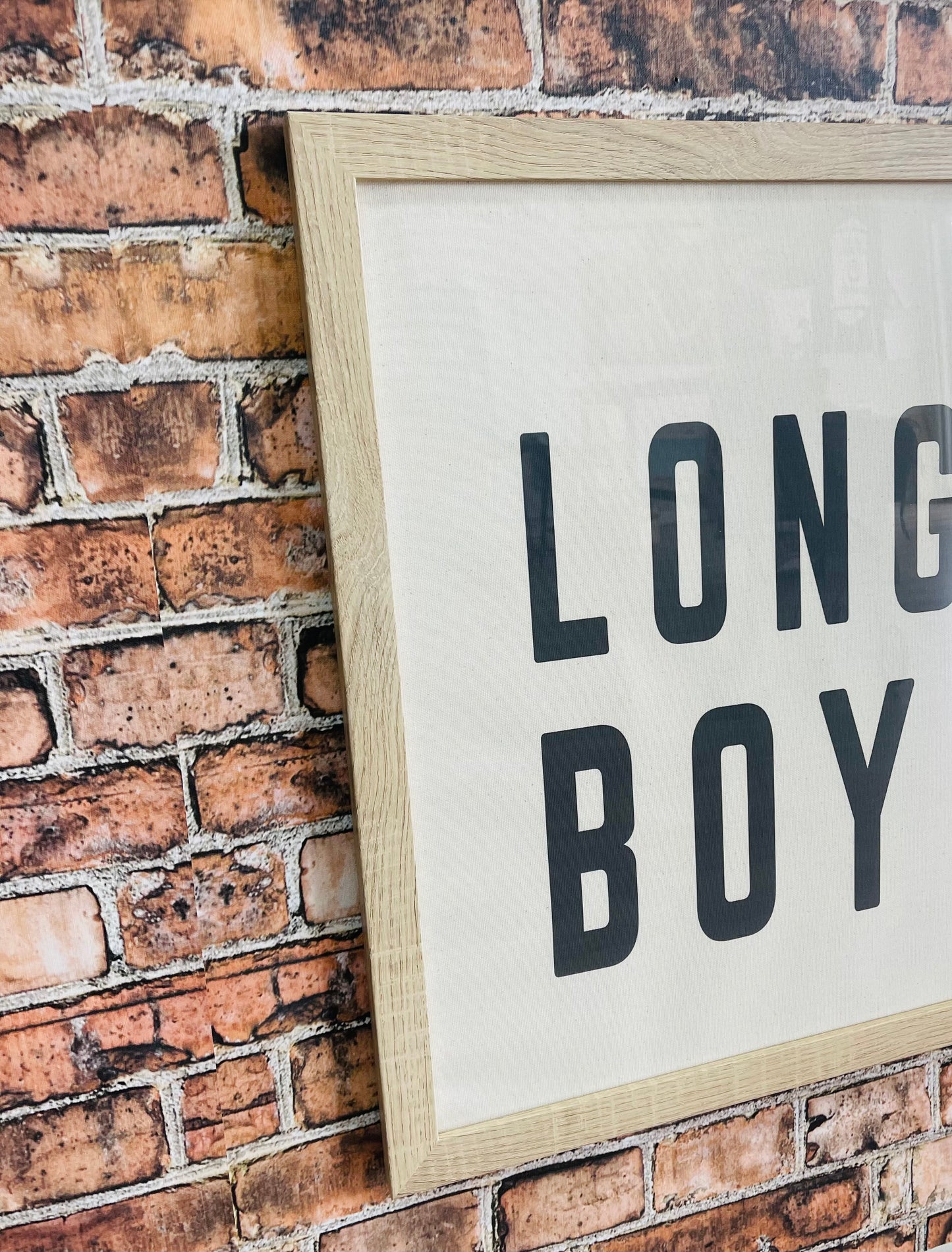 Long Live Boyhood | Natural Canvas Tapestry