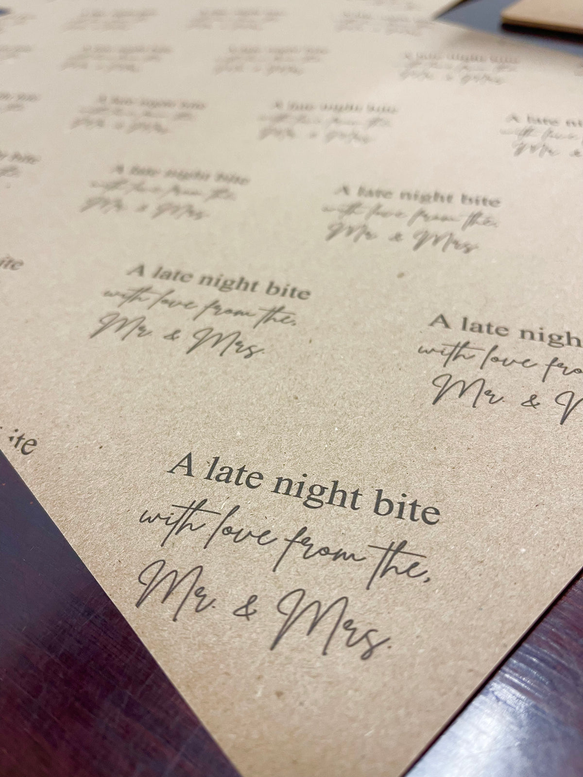 Late Night Bites Charcuterie Table Runner