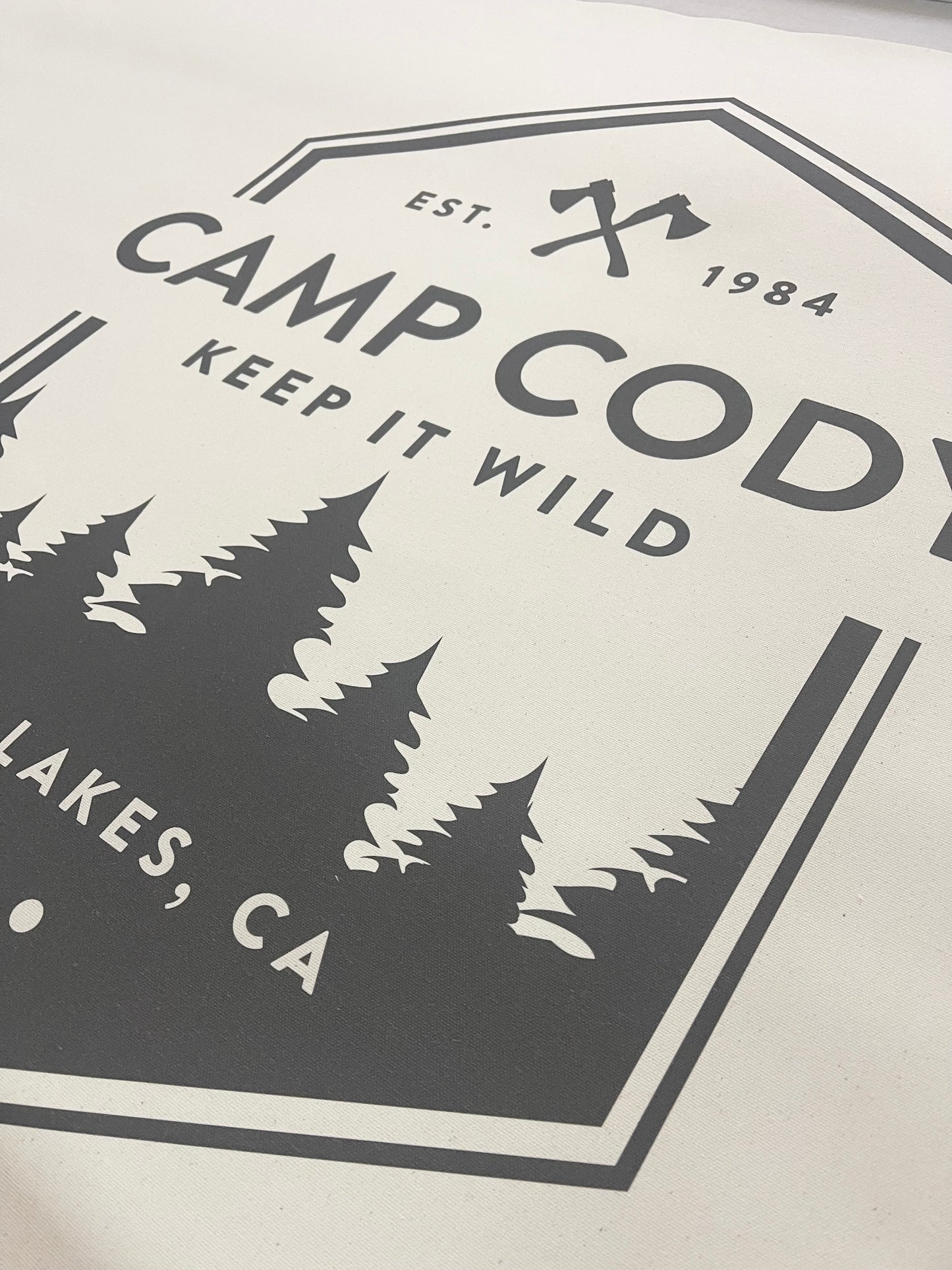 Custom Camp Canvas Wall Hanging