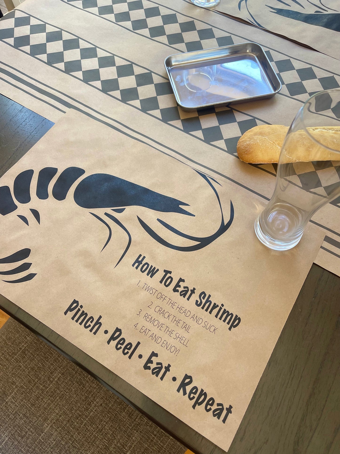 How To Eat | Seafood Themed Placemats