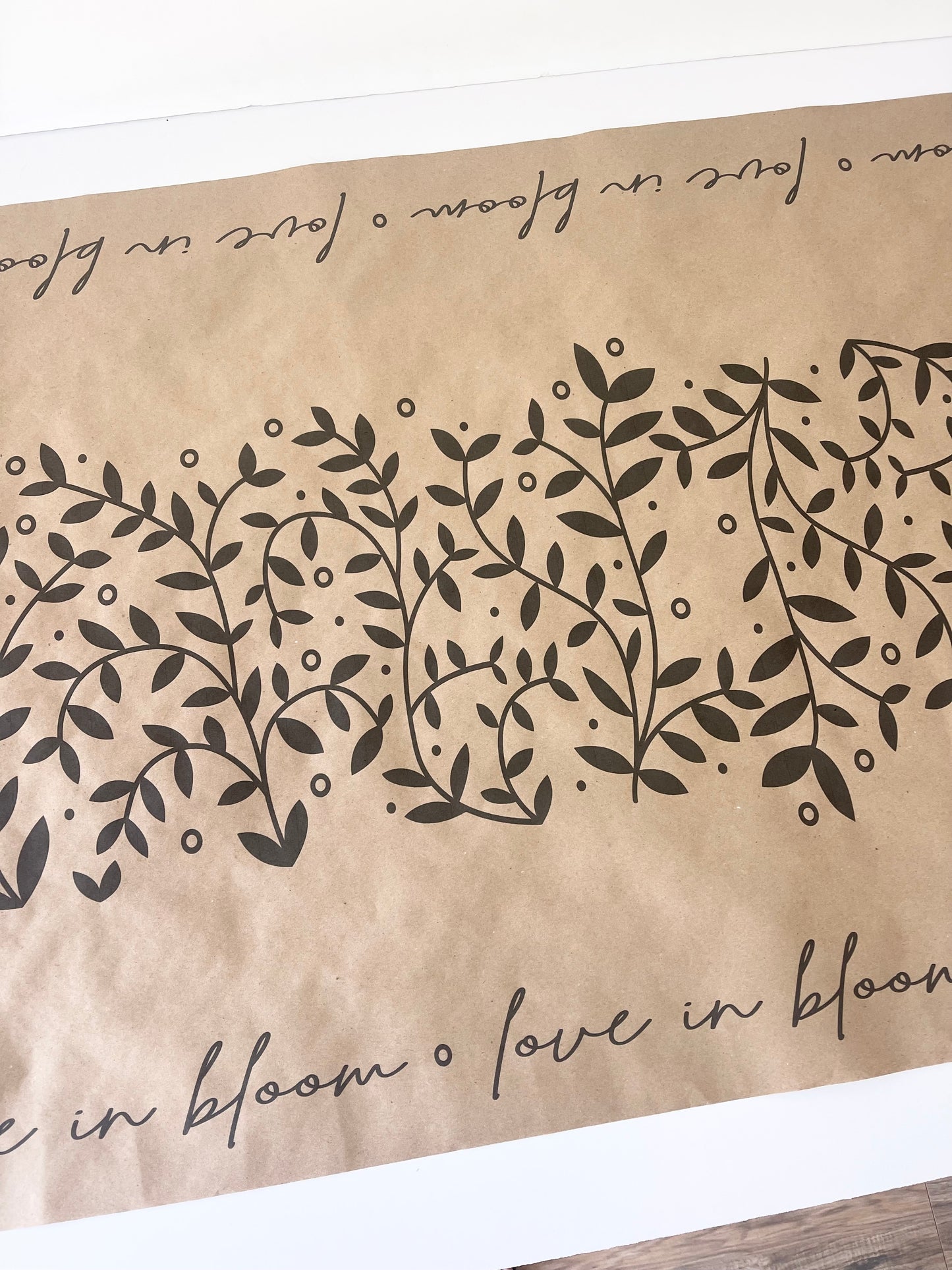 Love Is In Bloom Table Runner