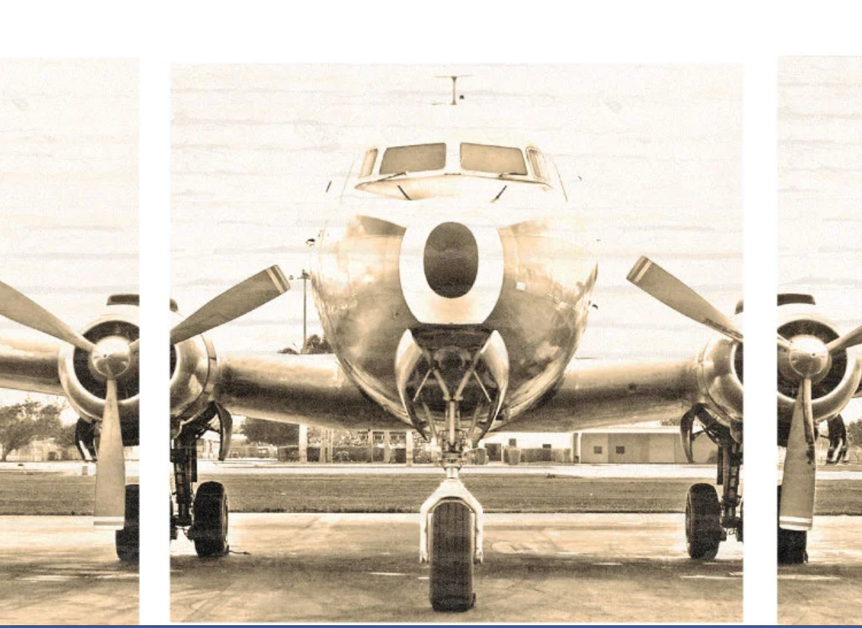 Set of 3 | Vintage Airplane