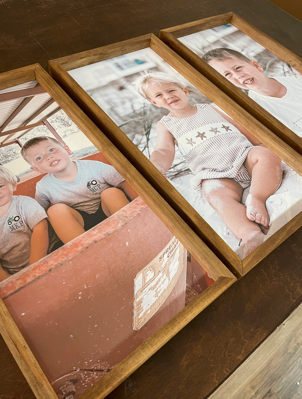 Framed Canvas Print | Handcrafted Pine Frame