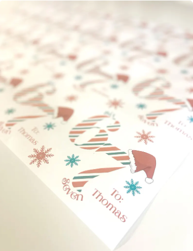 Personalized Christmas Paper | 6 7