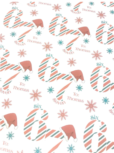 Personalized Christmas Paper | 6 7