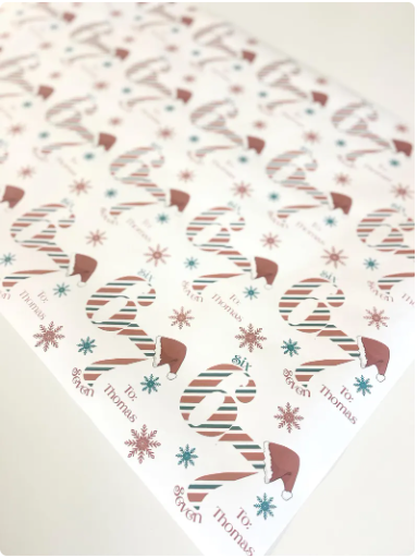 Personalized Christmas Paper | 6 7