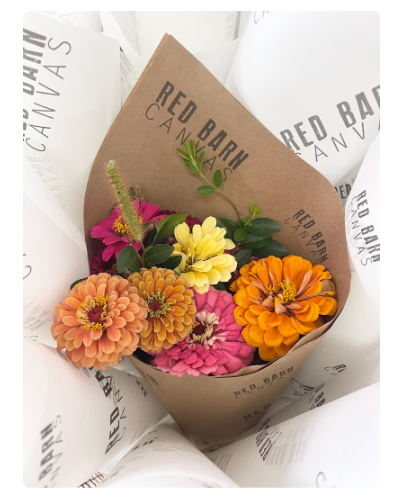 Custom Logo Flower Wraps