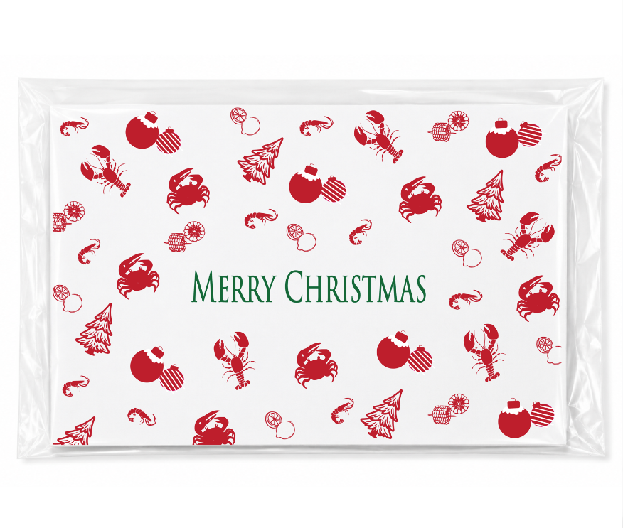 Christmas Seafood Boil | Placemats