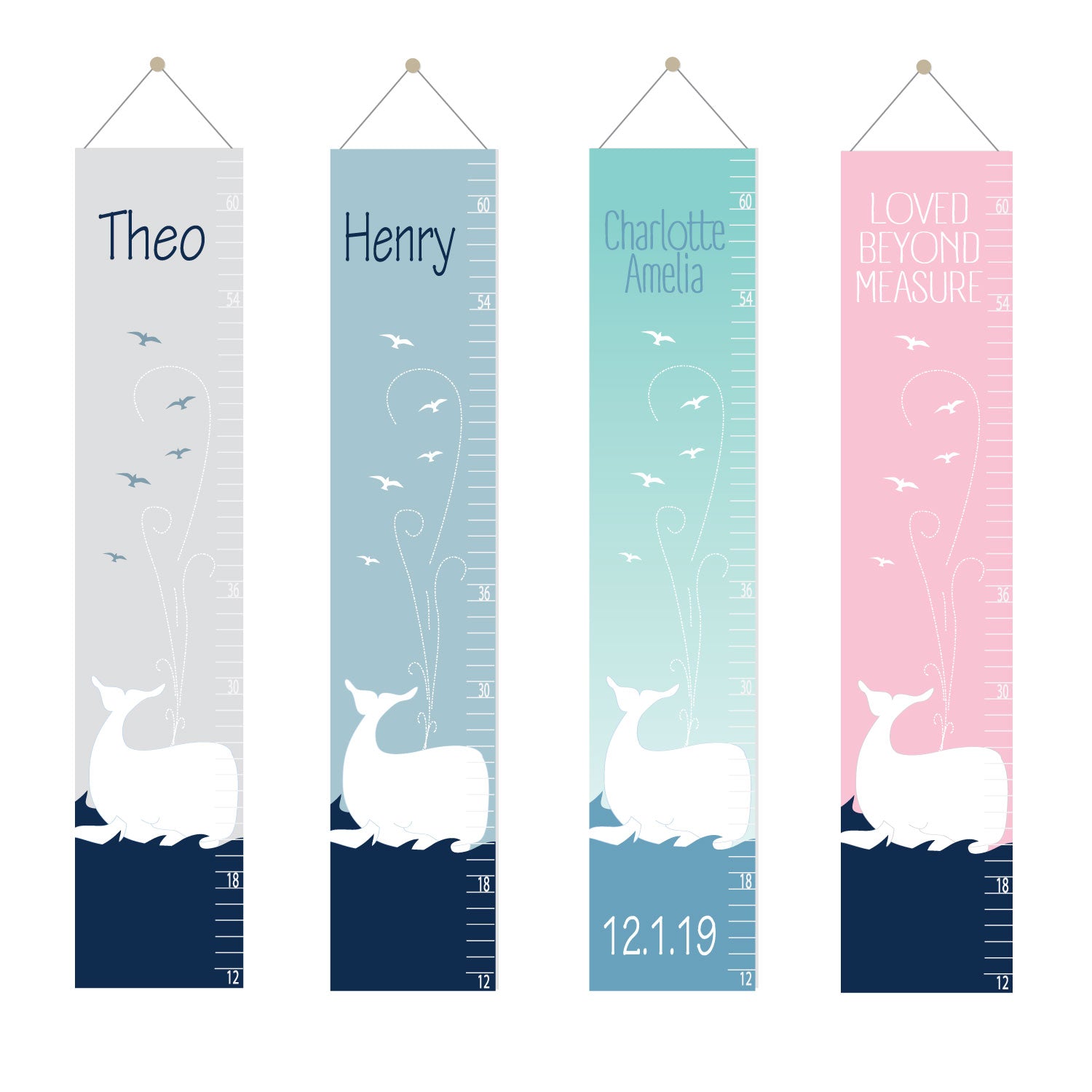 Whale Growth Chart – RedBarnCanvas