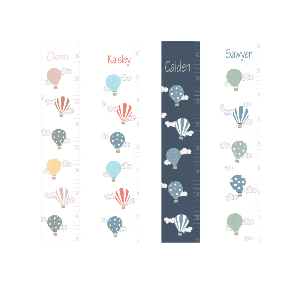 Hot Air Balloons Growth Chart