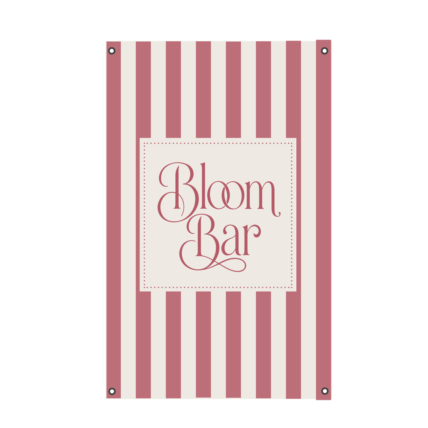 Bloom Bar Canvas Banner