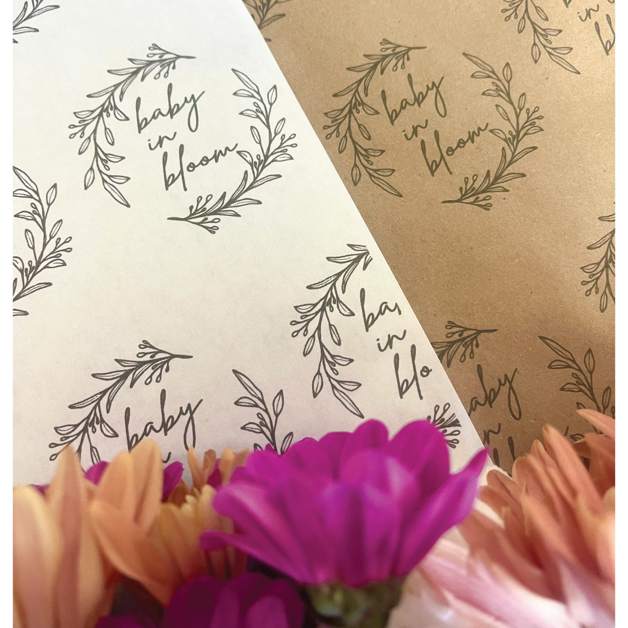 Baby In Bloom | 25 Flower Bouquet Wraps