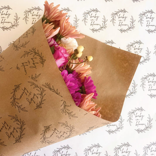 Baby In Bloom | 25 Flower Bouquet Wraps