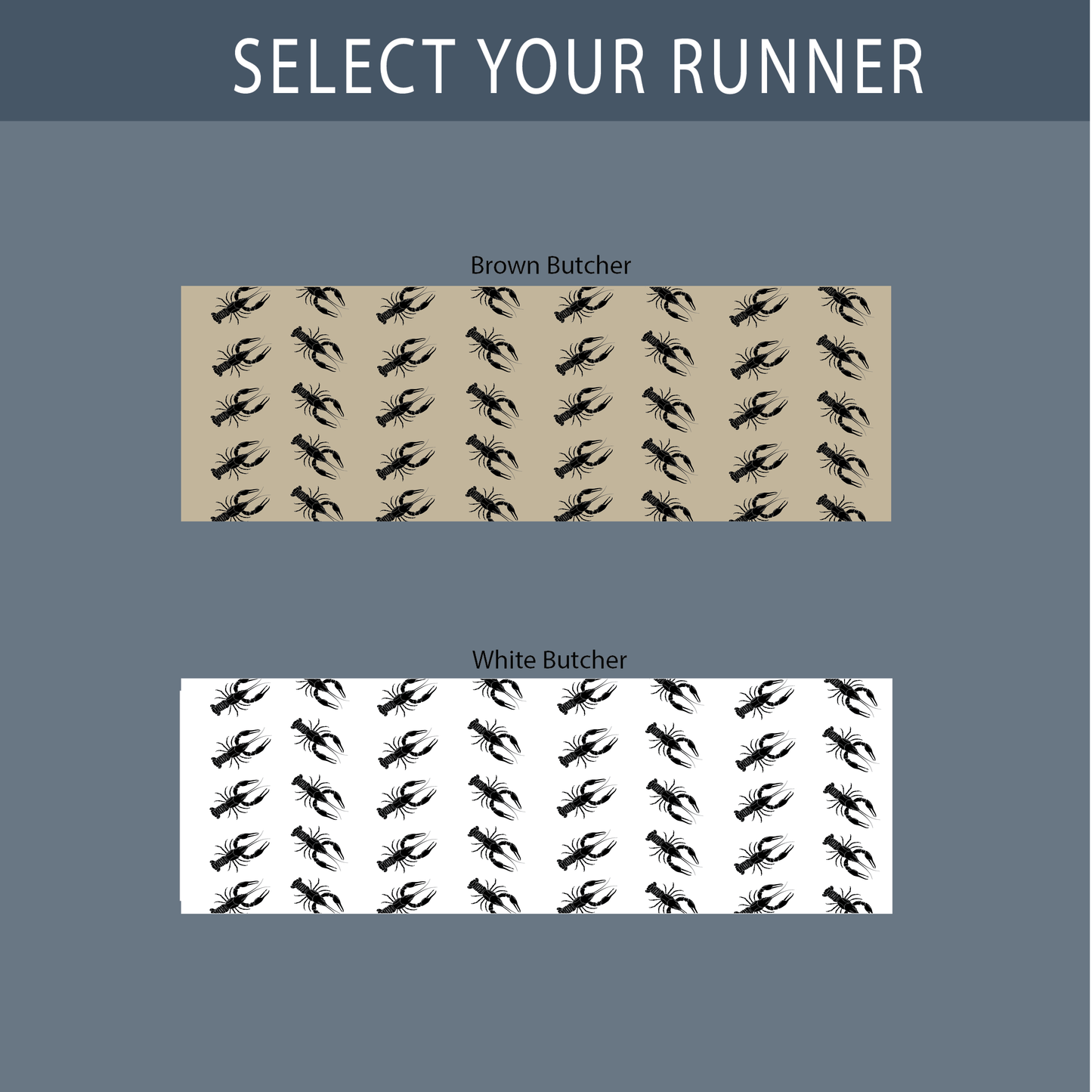 Crawfish Boil Table Runner