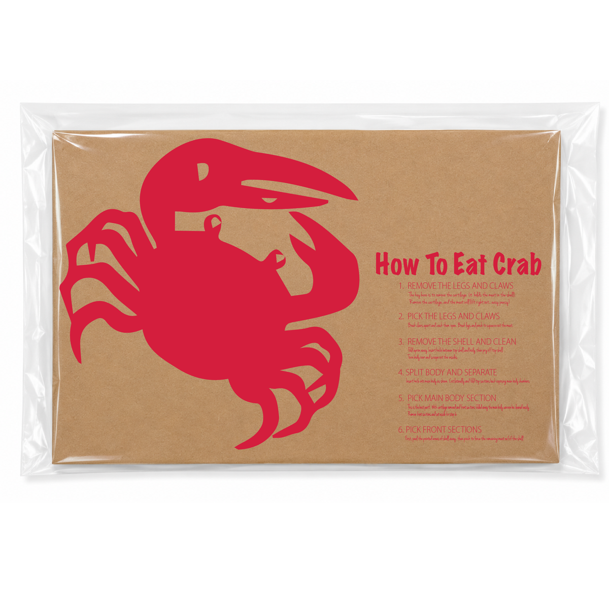 How To Eat Crab | 25 Placemats