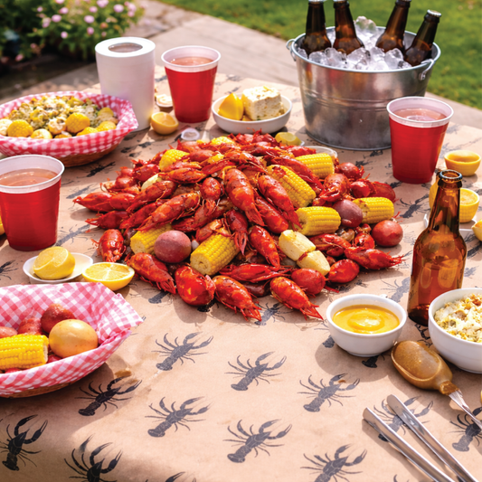 Crawfish Boil Table Runner